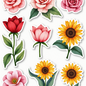 Nature & Outdoors - Sticker Sheet v16